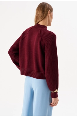 Джемпер RomGil РВ0281-ШЕ5 бордовый 