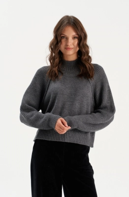 Джемпер RomGil РВ0281-ШЕ5 серый 