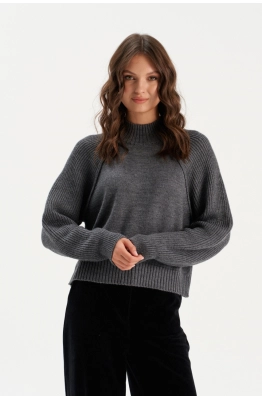 Джемпер RomGil РВ0281-ШЕ5 серый 