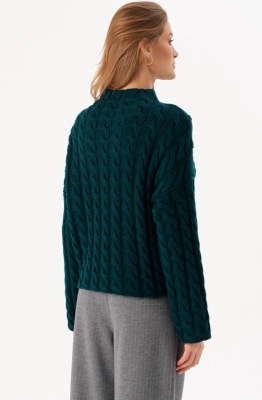Джемпер RomGil РВ0283-ШЕ5 морской зеленый  Джемпер RomGil РВ0283-ШЕ5 морской зеленый