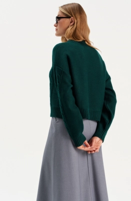 Джемпер RomGil РВ0284-ШЕ5 морской зеленый  Джемпер RomGil РВ0284-ШЕ5 морской зеленый