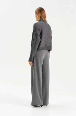 Джемпер RomGil РВ0284-ШЕ5 серый  Джемпер RomGil РВ0284-ШЕ5 серый