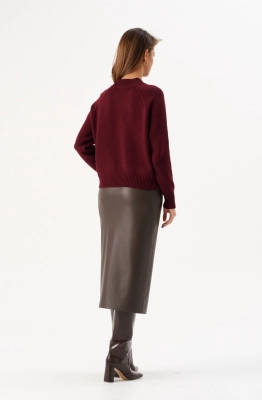 Джемпер RomGil РВ0287-ХЛ5 бордовый 