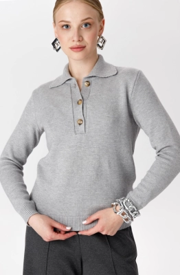 Джемпер RomGil РВ0296-ВИ5 серый 