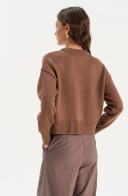 Джемпер RomGil РВ0301-ШЕ5 коричневый 