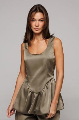 Блуза Buter 3163 хаки  Блуза Buter 3163 хаки