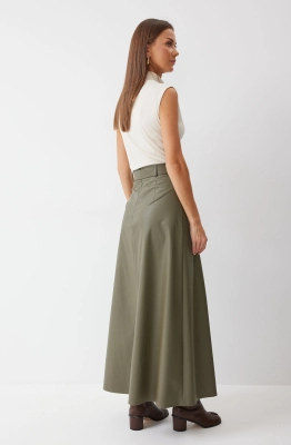 Юбка Lyushe 4187 хаки  Юбка Lyushe 4187 хаки