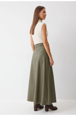 Юбка Lyushe 4187 хаки  Юбка Lyushe 4187 хаки