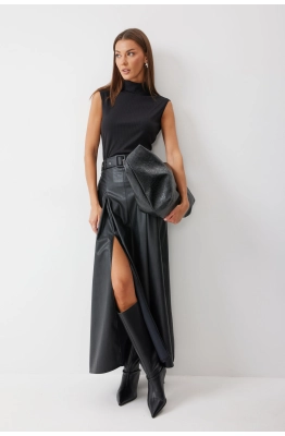 Юбка Lyushe 4187 черный  Юбка Lyushe 4187 черный