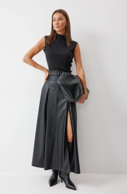 Юбка Lyushe 4187 черный  Юбка Lyushe 4187 черный