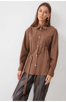 Блуза Lyushe 4190 коричневый  Блуза Lyushe 4190 коричневый
