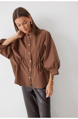 Блуза Lyushe 4194 коричневый  Блуза Lyushe 4194 коричневый