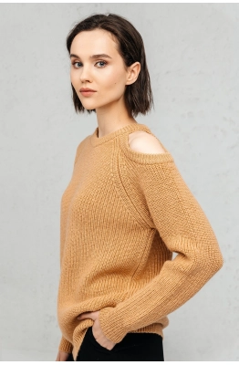 Джемпер RomGil РВ0125-ШЕ5 соломенный  Джемпер RomGil РВ0125-ШЕ5 соломенный
