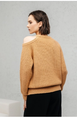 Джемпер RomGil РВ0125-ШЕ5 соломенный  Джемпер RomGil РВ0125-ШЕ5 соломенный