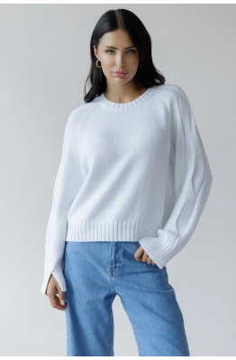 Джемпер RomGil РВ0165-ХЛ2 белый  Джемпер RomGil РВ0165-ХЛ2 белый