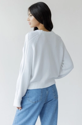 Джемпер RomGil РВ0165-ХЛ2 белый 