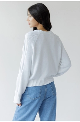 Джемпер RomGil РВ0165-ХЛ2 белый  Джемпер RomGil РВ0165-ХЛ2 белый