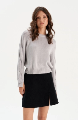 Джемпер RomGil РВ0165-ХЛ2 светло-серый 