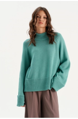 Джемпер RomGil РВ0290-ШЕ5 бирюзовый  Джемпер RomGil РВ0290-ШЕ5 бирюзовый
