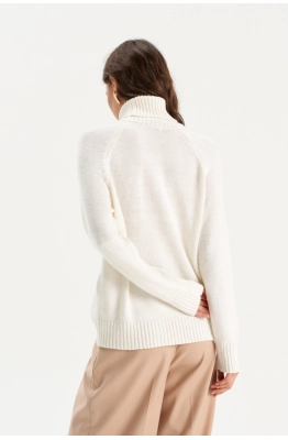 Свитер RomGil РВ0299-ШЕ5 белый  Свитер RomGil РВ0299-ШЕ5 белый