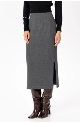 Юбка RomGil РП0081-ВИ5 серый меланж 