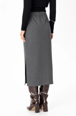 Юбка RomGil РП0081-ВИ5 серый меланж  Юбка RomGil РП0081-ВИ5 серый меланж