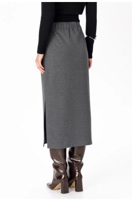 Юбка RomGil РП0081-ВИ5 серый меланж 