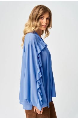 Блуза GIZART 15410 голубой  Блуза GIZART 15410 голубой