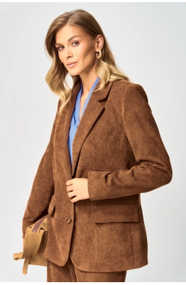 Жакет GIZART 15377 коричневый  Жакет GIZART 15377 коричневый