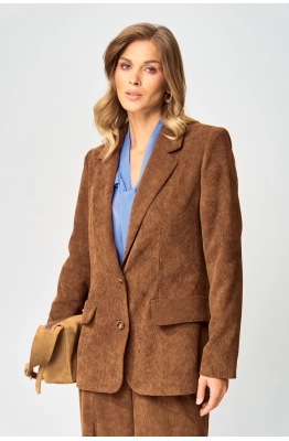 Жакет GIZART 15377 коричневый  Жакет GIZART 15377 коричневый