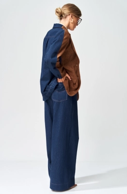 Костюм GIZART 5368 коричнево-синий Костюм GIZART 5368 коричнево-синий