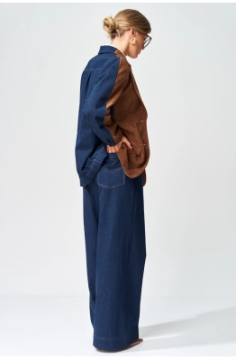 Костюм GIZART 5368 коричнево-синий  Костюм GIZART 5368 коричнево-синий