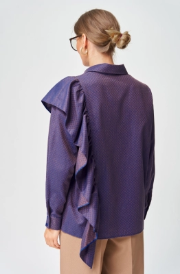 Блуза GIZART 15317/1 синий Блуза GIZART 15317/1 синий