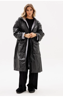 Пальто EOLA 2775 черный/серый  Пальто EOLA 2775 черный/серый