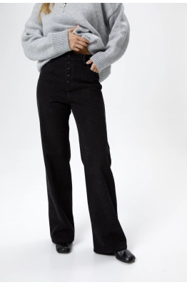 Брюки PiRS 6211 черный лео  Брюки PiRS 6211 черный лео