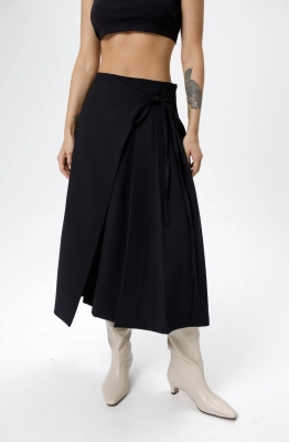 Юбка PiRS 6217 сине-черный  Юбка PiRS 6217 сине-черный