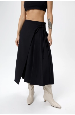 Юбка PiRS 6217 сине-черный  Юбка PiRS 6217 сине-черный