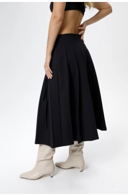 Юбка PiRS 6217 сине-черный  Юбка PiRS 6217 сине-черный