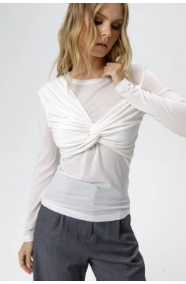 Джемпер PiRS 6230 молочный  Джемпер PiRS 6230 молочный