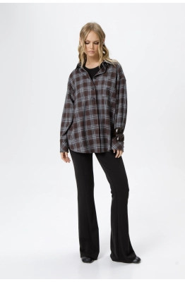 Рубашка PiRS 6251 коричневый 