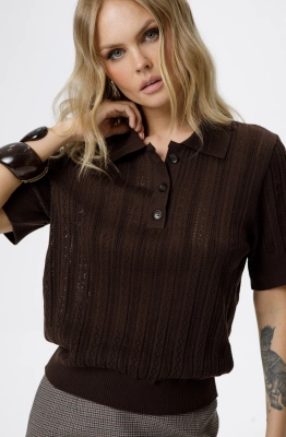 Джемпер PiRS 6280 горький шоколад 