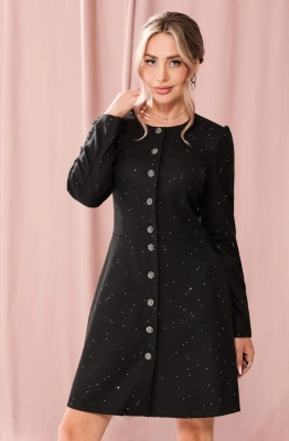 Платье Golden Valley 4949-2 черный  Платье Golden Valley 4949-2 черный