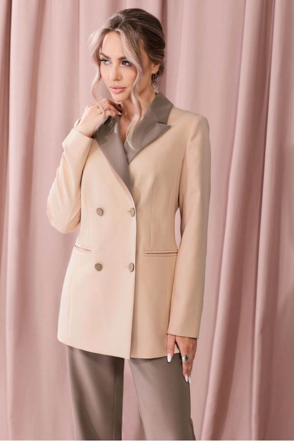 Костюм Golden Valley 6682-1 бежево-коричневый Костюм Golden Valley 6682-1 бежево-коричневый