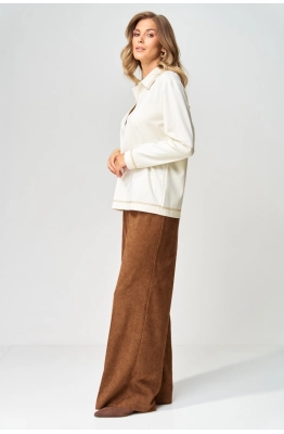 Костюм GIZART 5412 молочный+коричневый Костюм GIZART 5412 молочный+коричневый