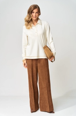 Костюм GIZART 5412 молочный+коричневый  Костюм GIZART 5412 молочный+коричневый