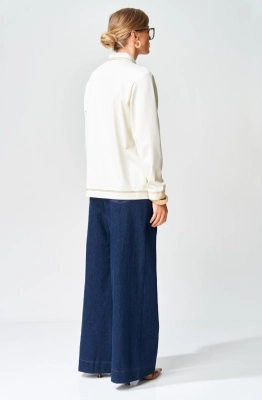 Костюм GIZART 5415 молочный+синий  Костюм GIZART 5415 молочный+синий