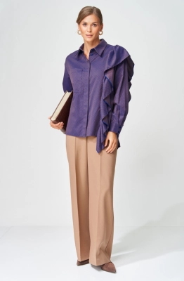 Костюм GIZART 5317/1 синий+бежевый  Костюм GIZART 5317/1 синий+бежевый