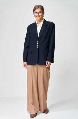 Костюм GIZART 5414 синий+бежевый  Костюм GIZART 5414 синий+бежевый