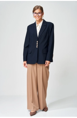 Костюм GIZART 5414 синий+бежевый 