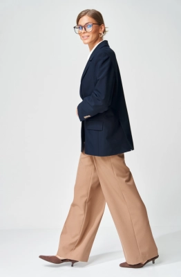 Костюм GIZART 5414 синий+бежевый  Костюм GIZART 5414 синий+бежевый